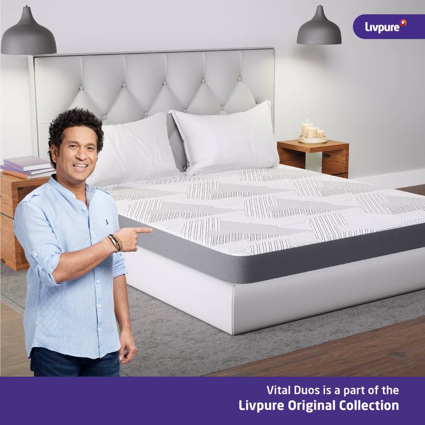 Livpure Smart Vital Duos Reversible mattress with 3D SleepTech and
