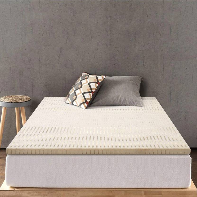 AVI Natural Latex Mattress Topper 2 inch Double Latex Foam Mattress