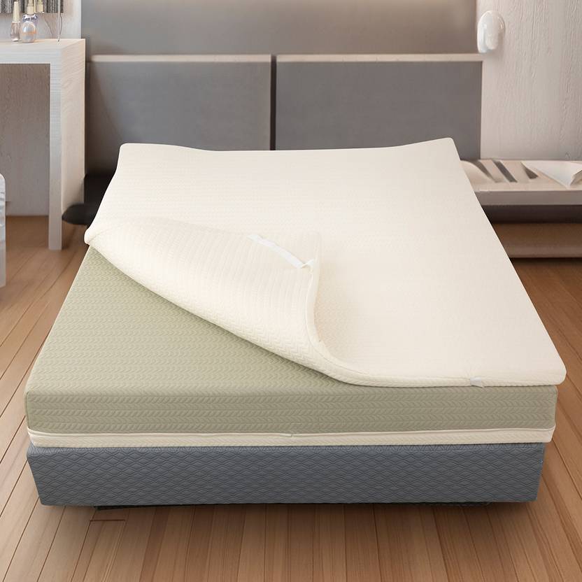 Dreamveda 100 Natural Latex Mattress Topper with GOTS Fabric, Pincore