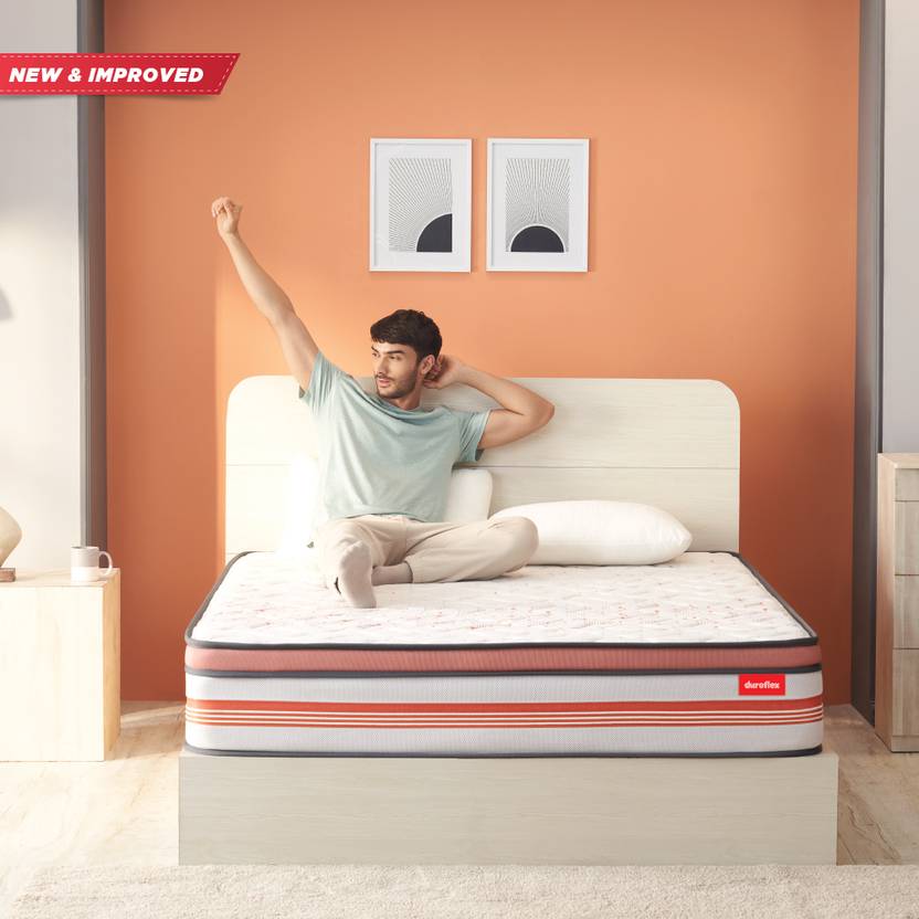 duroflex Propel Plus 3 Zoned NRG Layer with Euro Top Zero Motion