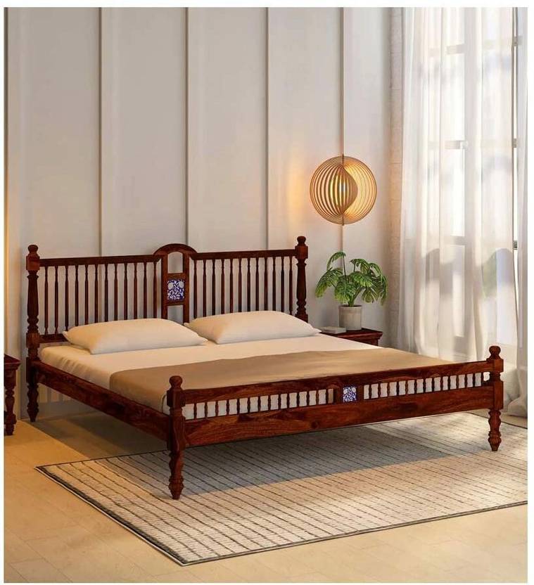 Flipkart Perfect Homes Solid Wood King Bed Price in India Buy