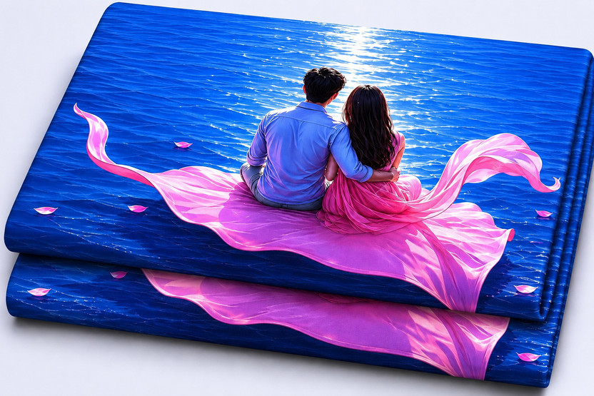 Blue Water Scenic bedsheet