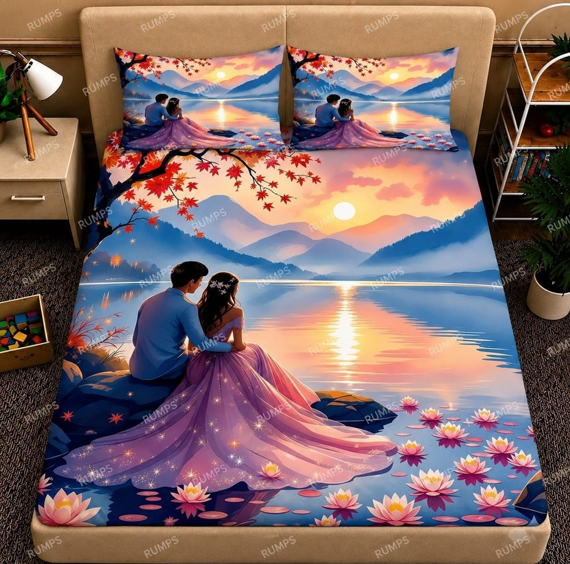 Sunset Scenic bedsheet