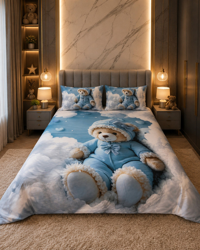 Sky Teddy Bear bedsheet