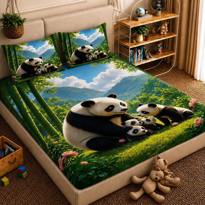 Green Leaf Nature bedsheet