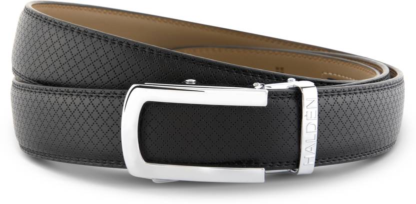 HALDEN Men Casual, Formal, Party Black Genuine Leather Belt