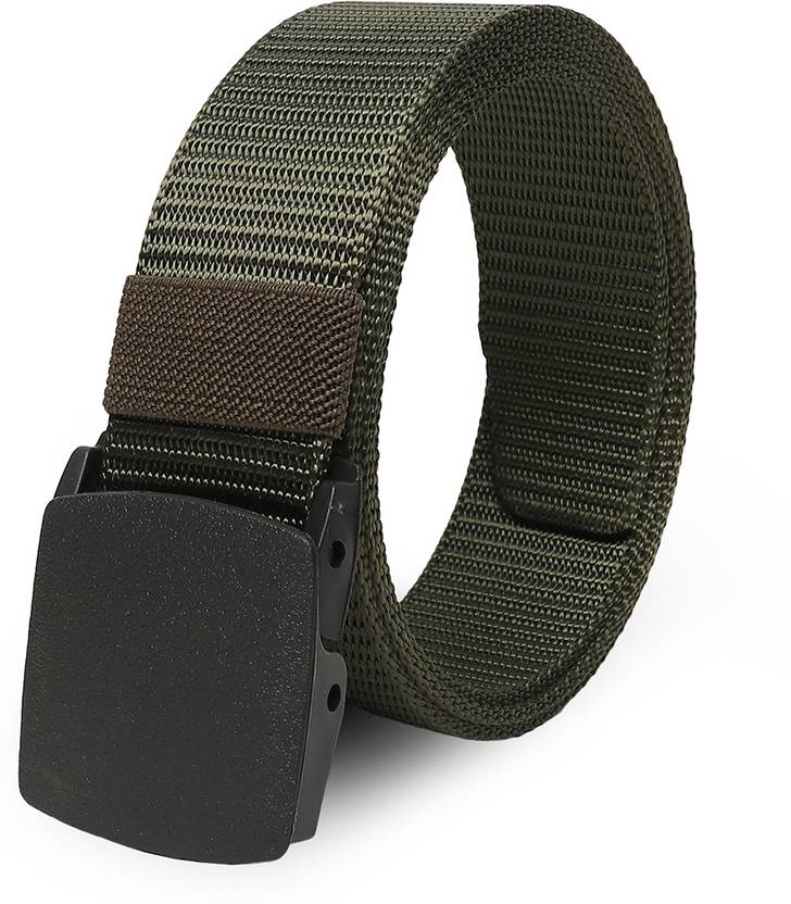 Roadster Men Casual, Formal, Evening, Party Green Nylon Belt