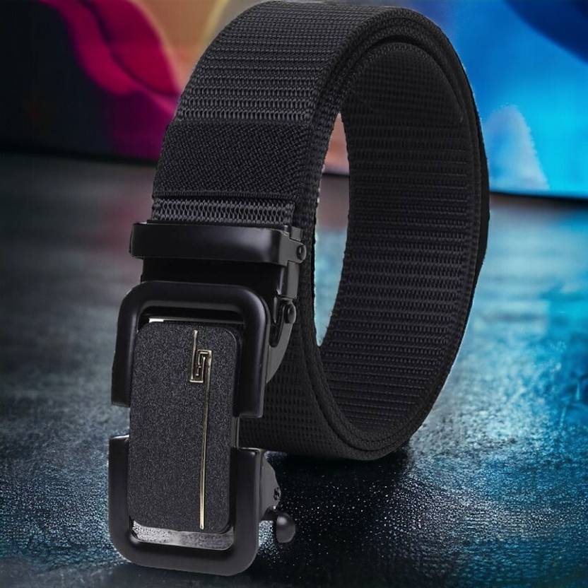 Roadster Men Casual Black Canvas Belt