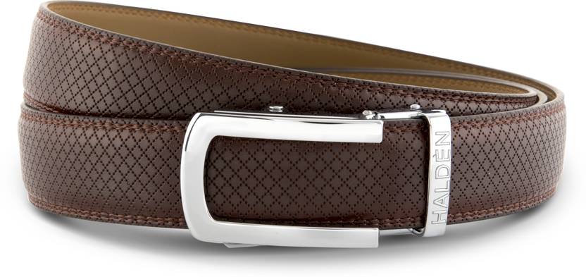 HALDEN Men Casual, Formal, Party Brown Genuine Leather Belt