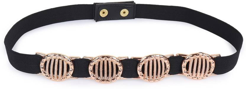 URBAN ALFAMI Women Black Canvas Belt