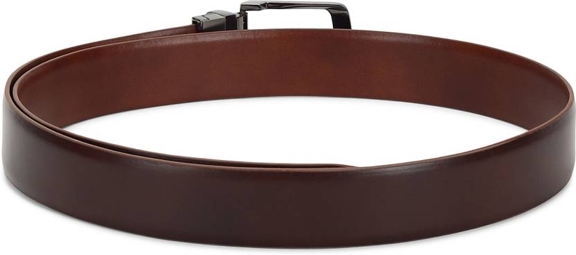 Men Tan Genuine Leather Belt