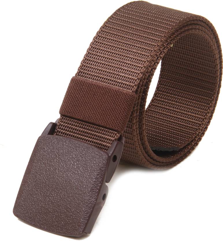 CALVADOSS Women Casual Brown Canvas Belt