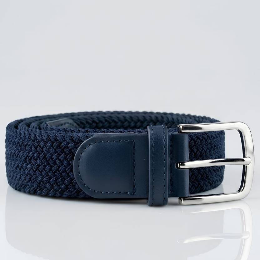 CALVADOSS Boys Casual Blue Canvas Belt