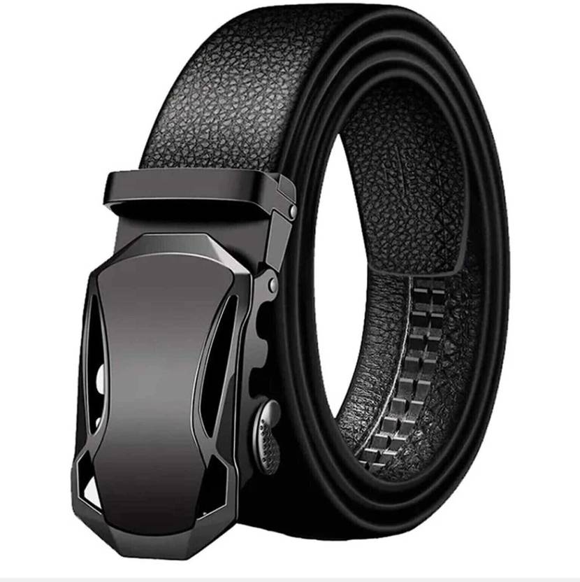 buffcage Men Casual, Evening, Formal, Party Black Artificial Leather Belt