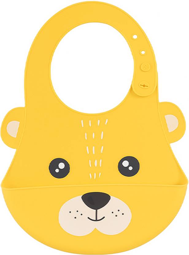 Chinmay Kids Light Weight, Waterproof, Unisex Silicone Baby Bib for Feeding & Weaning