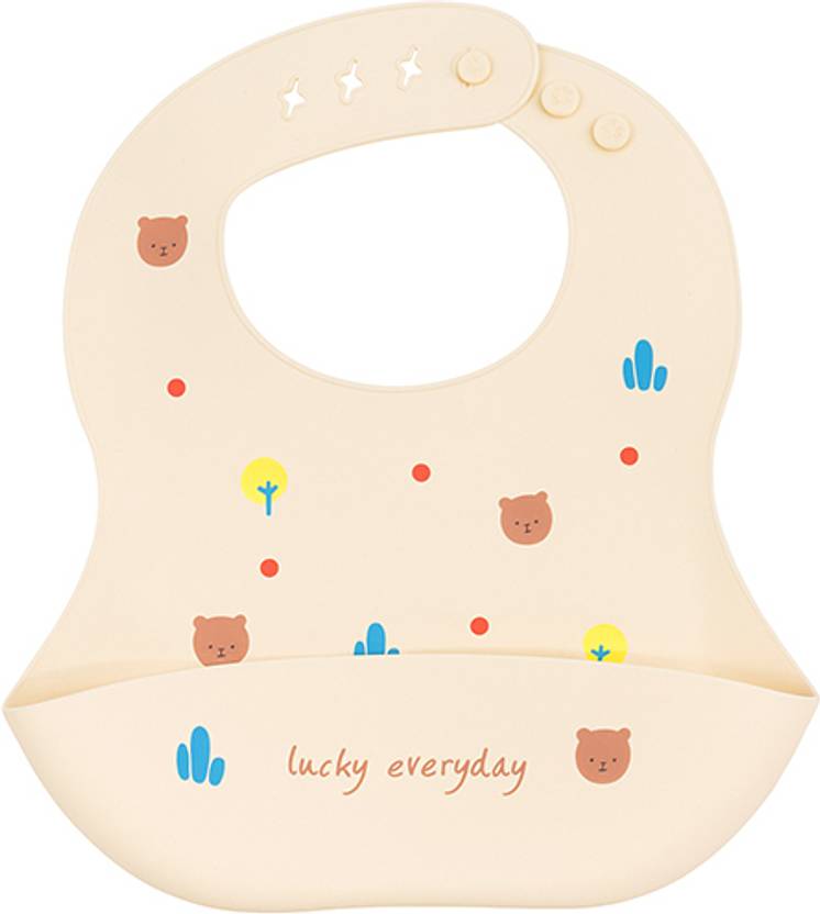 Chinmay Kids Light Weight, Waterproof, Unisex Silicone Baby Bib for Feeding & Weaning