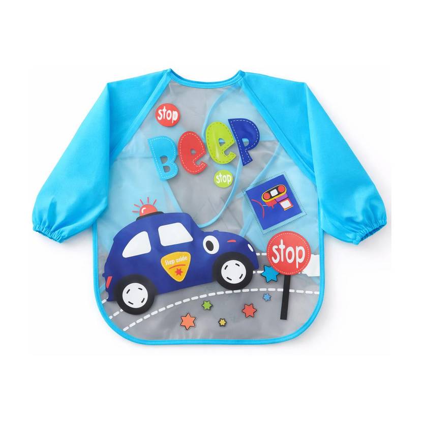 AEREX Full Sleeves Baby Bib Waterproof Feeding Apron for Toddlers