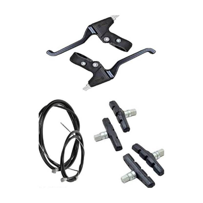 Bazz Cycle power clutch lever with wire set and brake shoes Bicycle Brake Disk