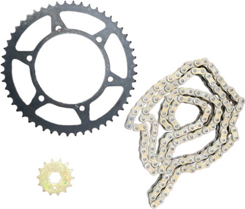 rolon MT 15 V1 V2 BRASS CHAIN KIT 52 Teeth Sprocket Price in India