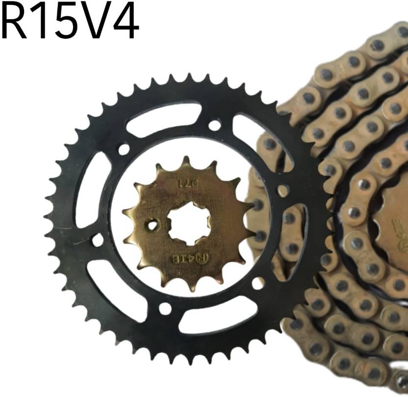 rolon R15 V4 BRASS CHAIN SPROCKET 48 Teeth Sprocket Price in India