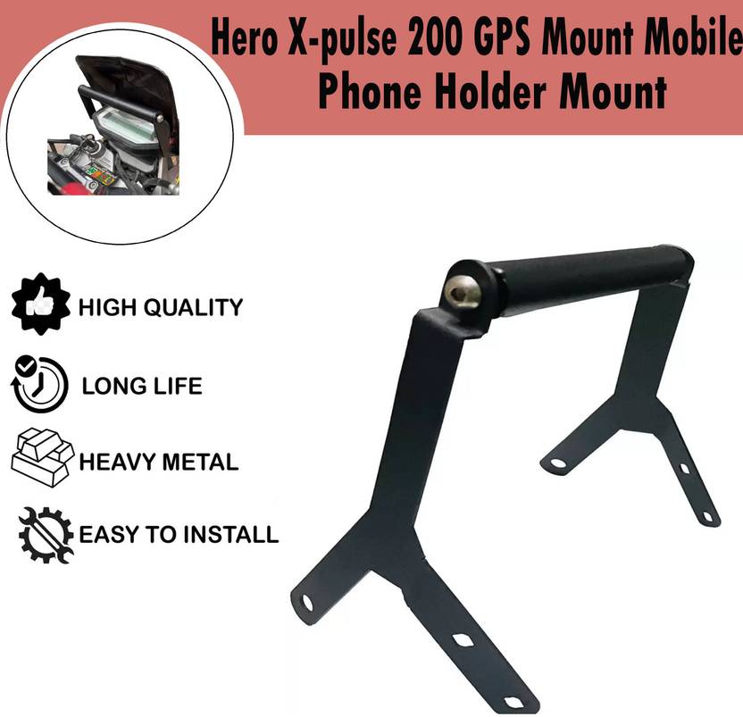 SRPHERE SR GPS Mount,Mobile Phone,Mount Bar for Hero Xpulse 200 4V BS6