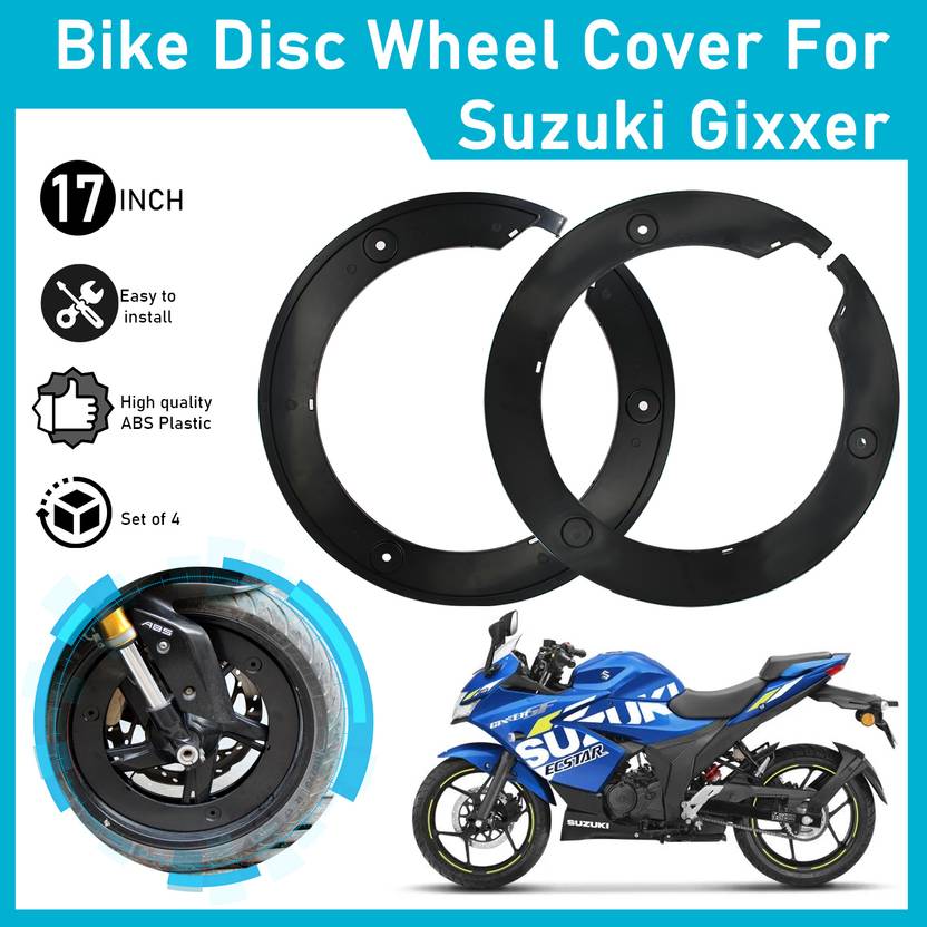 Atoray Bike Pro Disc Wheel Cover (ABS Plastic) for Suzuki Gixxer set of