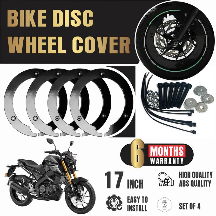Moto Genius MT 15 Bike Front / Rear Pro Disc Wheel Cover 17 Inch Bike