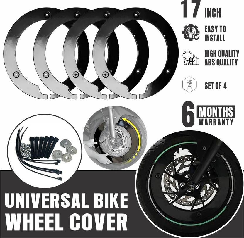 Moto Genius Universal Front / Rear Pro Disc Wheel Cover 17 Inch Bike