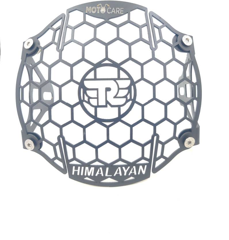 Hybrid Motors Himalayan Bike Headlight Grill Hex (Black) Bike Headlight