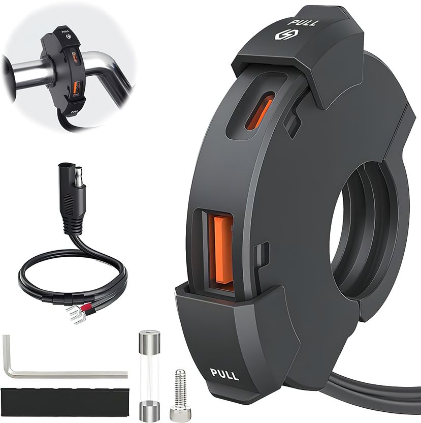 Wiska 12V-24V Bike Mobile Charger 30W - Image 1