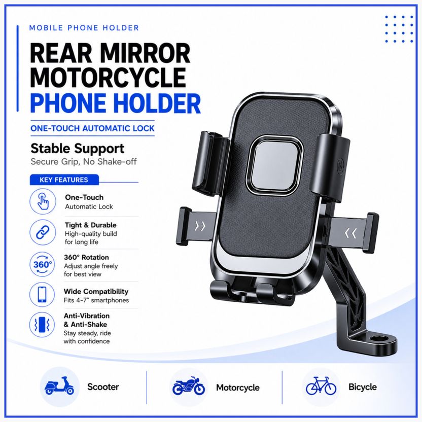 RUPEN Bike Phone Mount 360 Rotation - Image 10