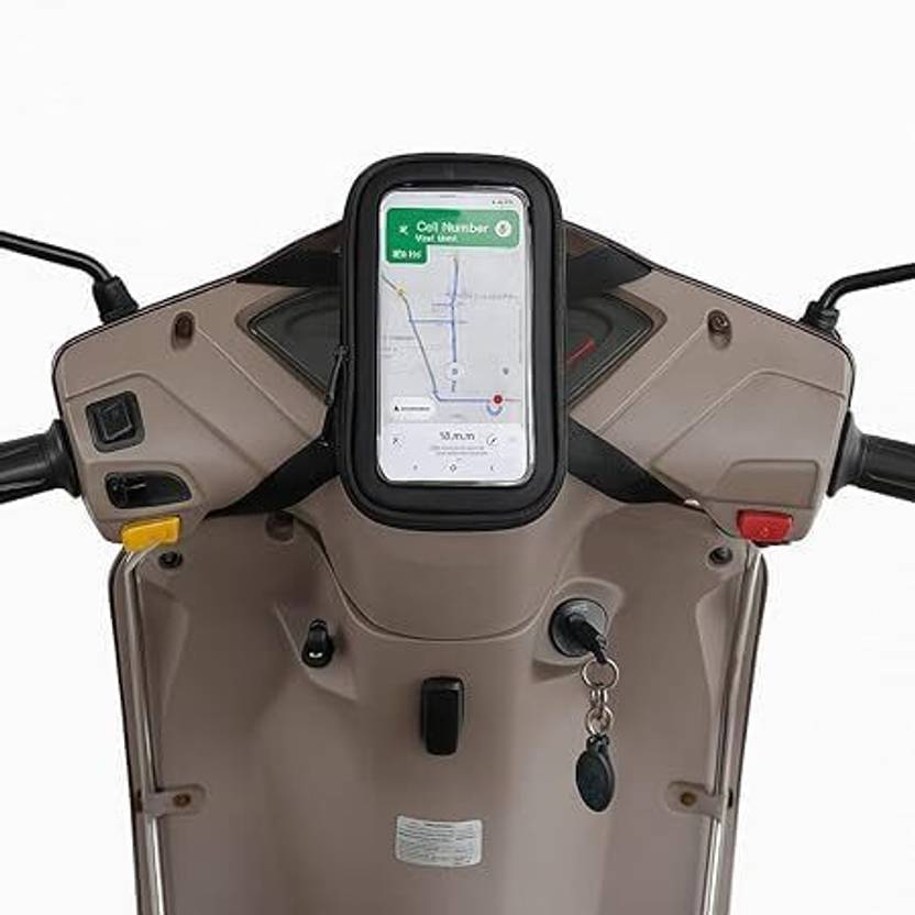 ALLEXSFIT Polyester Handlebar Universal Mobile Holder Mount Pouch Bag Waterproof Bike Mobile Holder