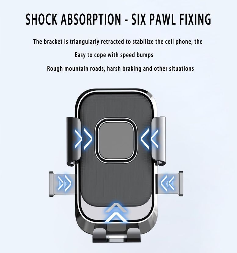 AutoSoul Adjustable Anti-Shake Cycle & Bike Mobile Holder - Image 4