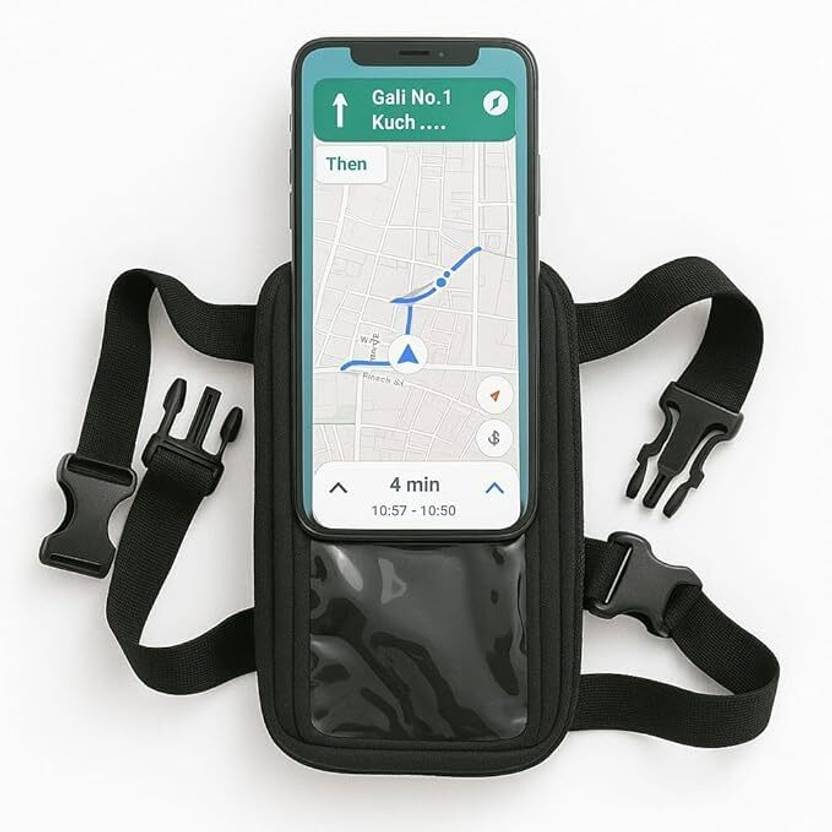 ALLEXSFIT Universal Water Resisant Mobile Holder / Pouch-Bag for All Scooter Scooty Bike Bike Mobile Holder