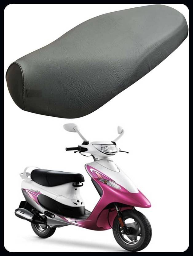 anmol enterprises RN_BIKE/SCOOTY/SINGLE SEAT COVER-SD0021-new Single Bike Seat Cover For TVS Pep Plus