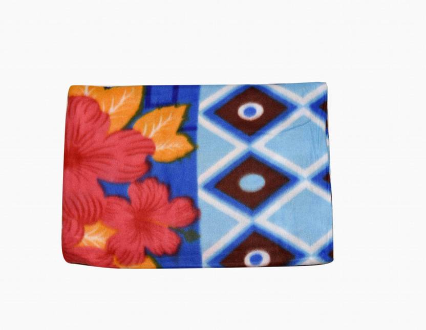 Barbarik Printed Single Fleece Blanket for  Heavy Winter