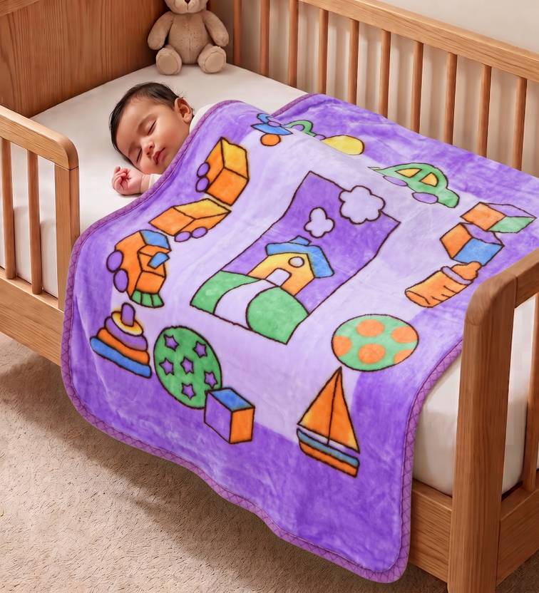 Threadwear Cartoon Crib Crib Baby Blanket for Heavy Winter