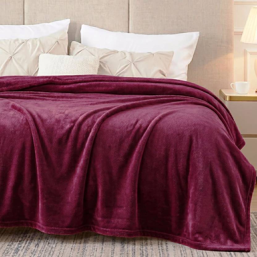 AMBERBLISH HOMES Solid Double AC Blanket for Mild Winter