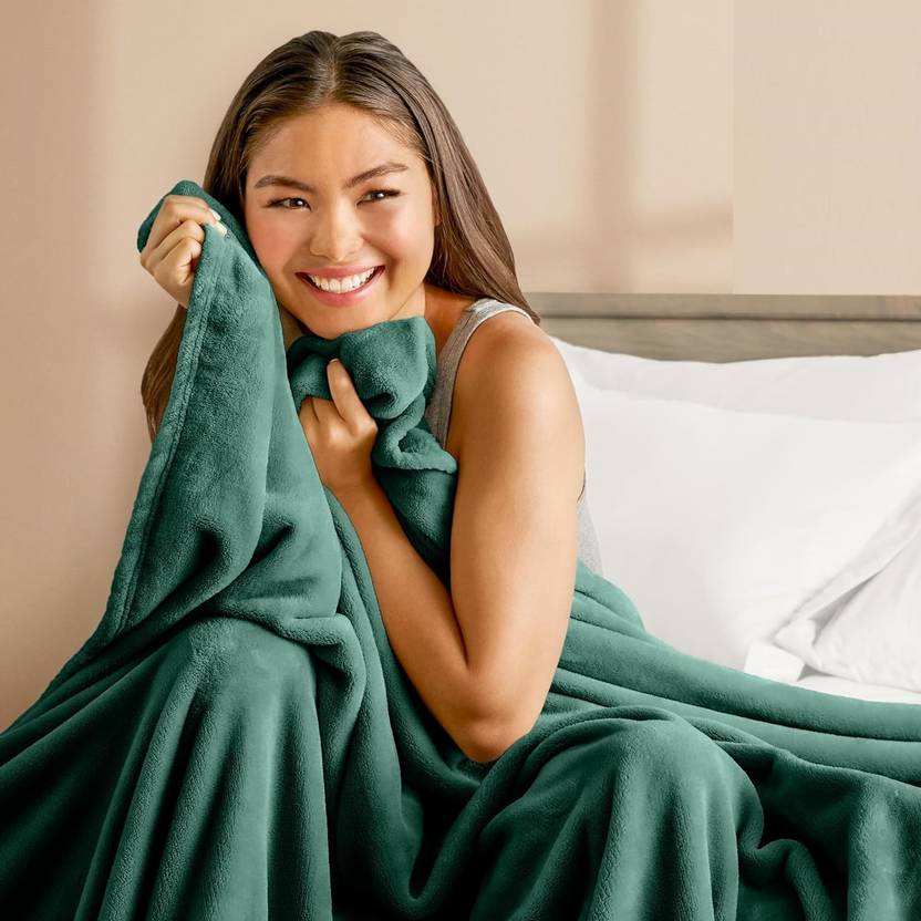 AMBERBLISH HOMES Solid Double AC Blanket for Mild Winter