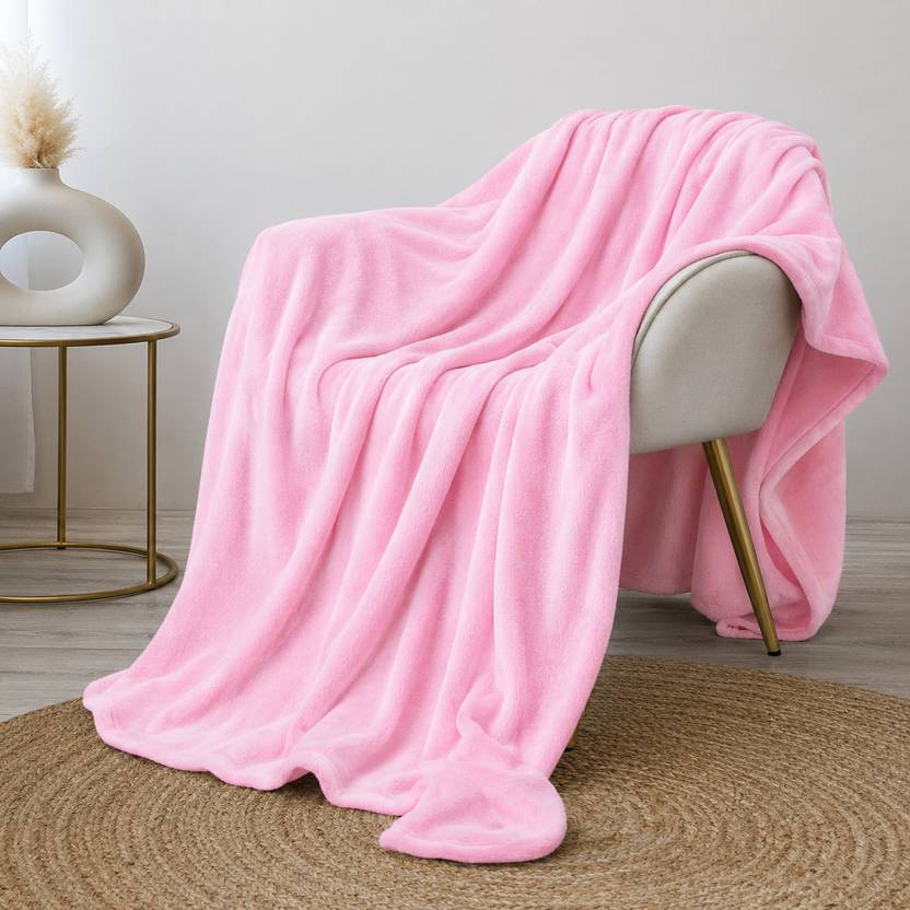 AMBERBLISH HOMES Solid Double AC Blanket for Mild Winter