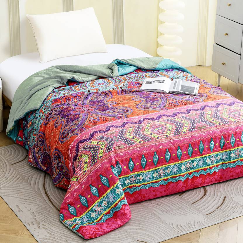 Story@home Printed Single Comforter for AC Room