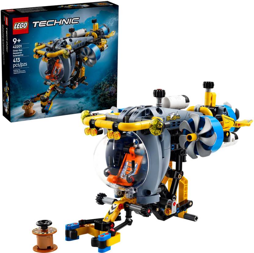 LEGO Technic Deep-Sea Research Submarine Toy - Building Toy for Kids, Boys and Girls, - Technic Deep-Sea Research Submarine Toy - Building Toy for Kid