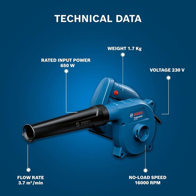 Bosch GBL 650 Airfoil Air Blower - Image 4