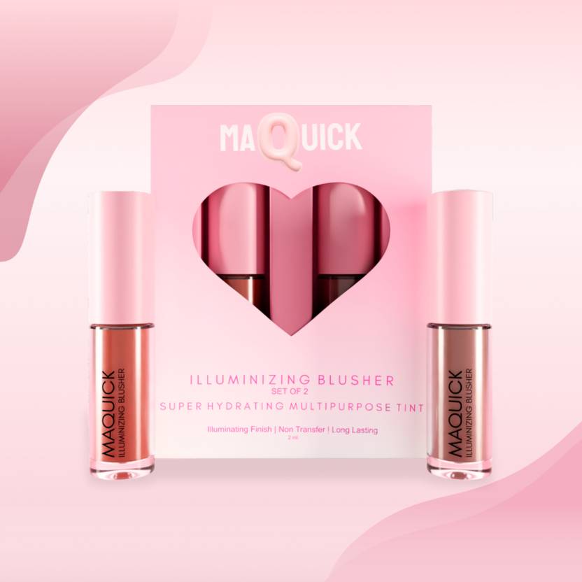maquick SET OF 2 ILLUMINATING BLUSHER
