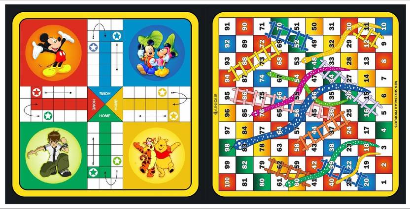 aunique Ludo & ladder 2 in 1 Board kids game Board Game Accessories
