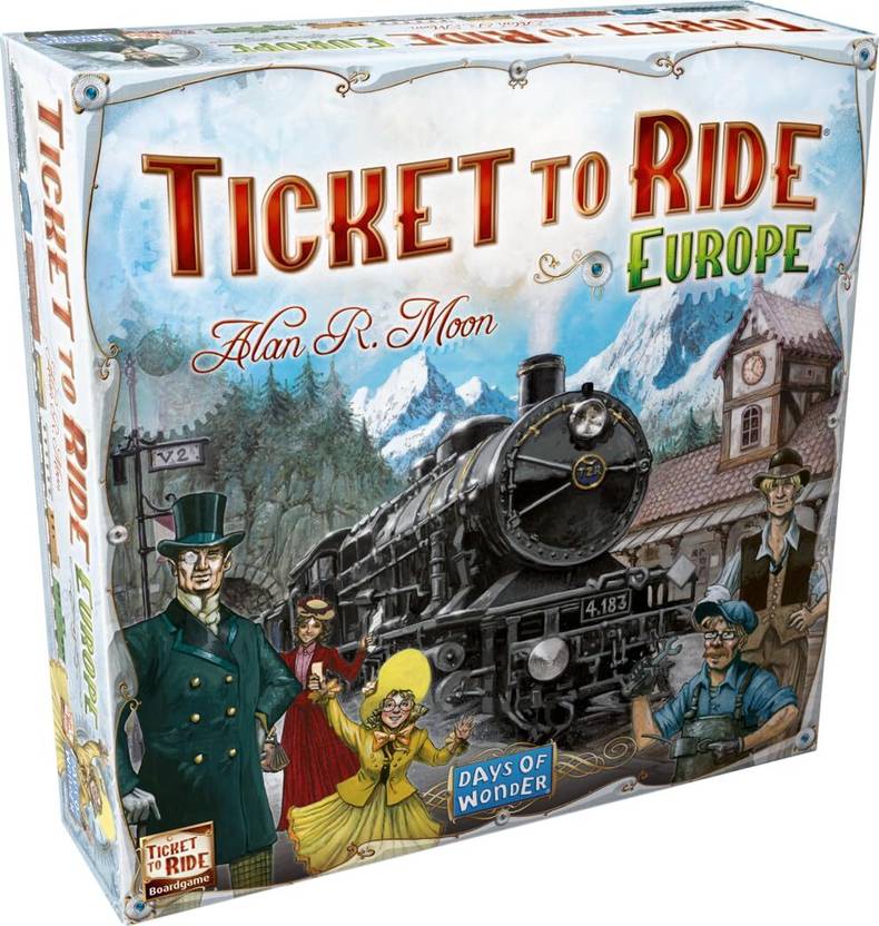 AHTUW Ticket to Ride Board Game Family Board Game for Adults and Family Train Game Party & Fun Board Game