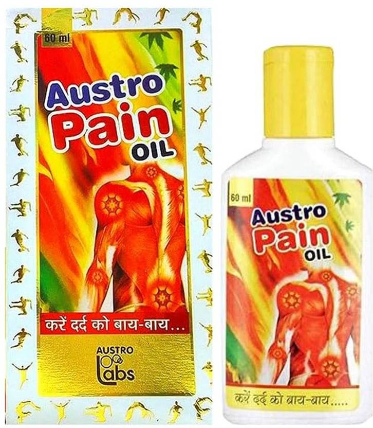 AUSTRO Lab Pain Relief Oil, 60ml Liquid