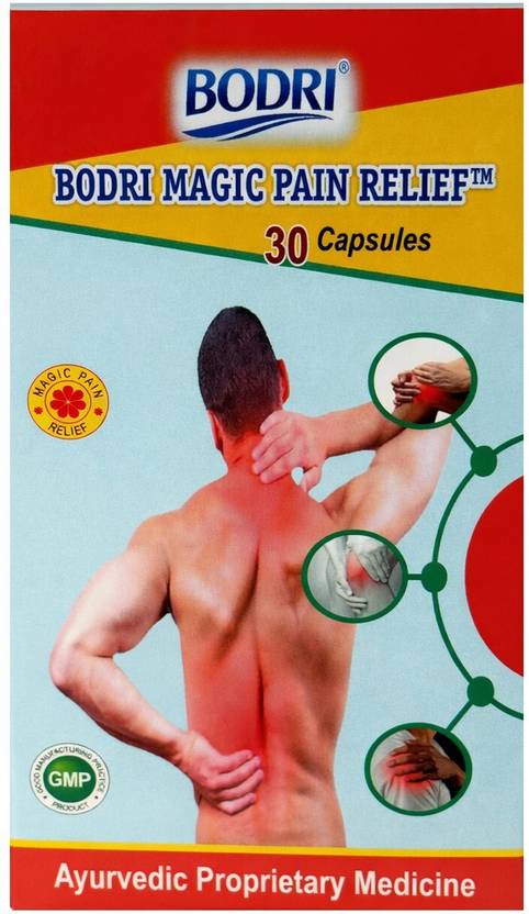 BODRI MAGIC PAIN RELIEF Herbal Pain Relief Capsules (30 Capsules) Capsules