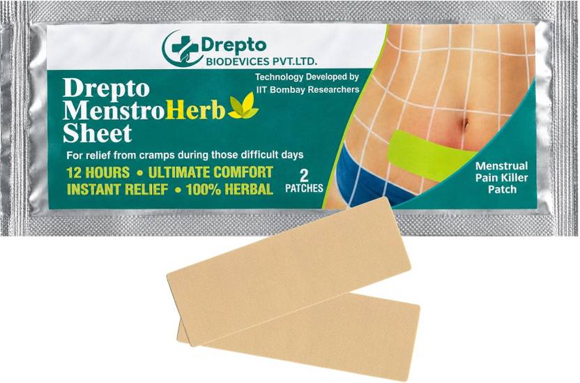 MENSTROHERB SHEET Drepto Menstro Herb Sheet Plaster & Patch