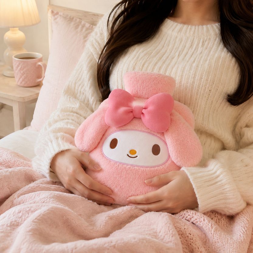 CloudTab Silicone Hot Water Bag with Plush Cover - Image 8